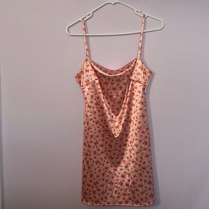 silky fitted urban outfitters dress